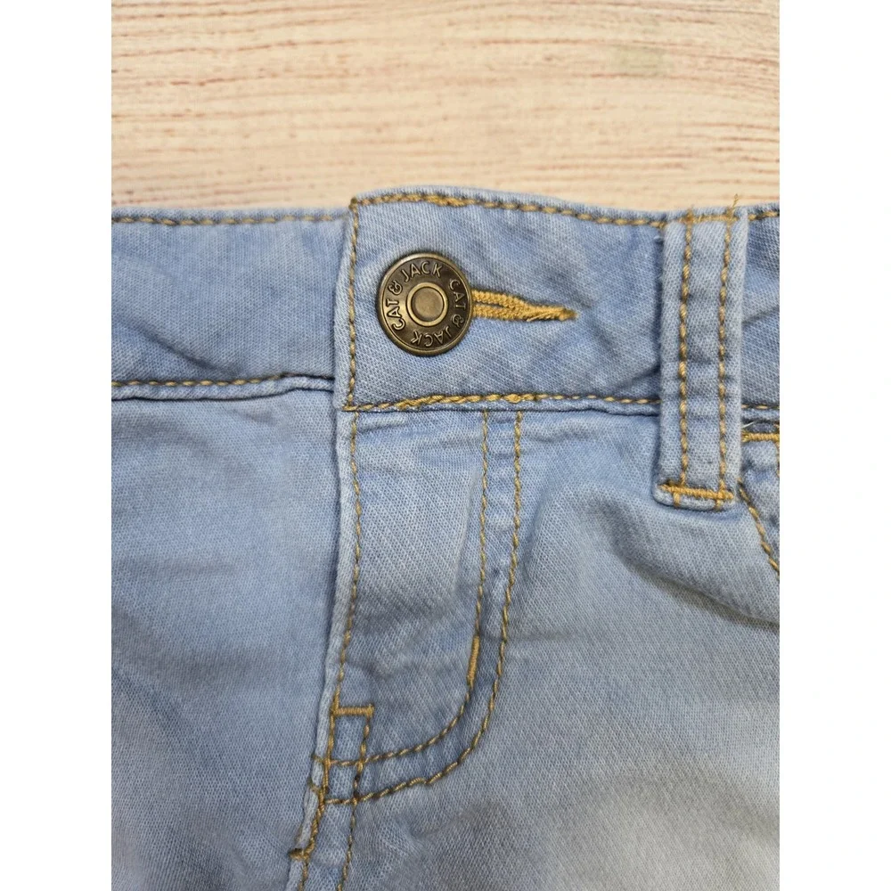 Cat and Jack girl's Classic denim skirt Size XS 4/5‎ Adjustable Waist